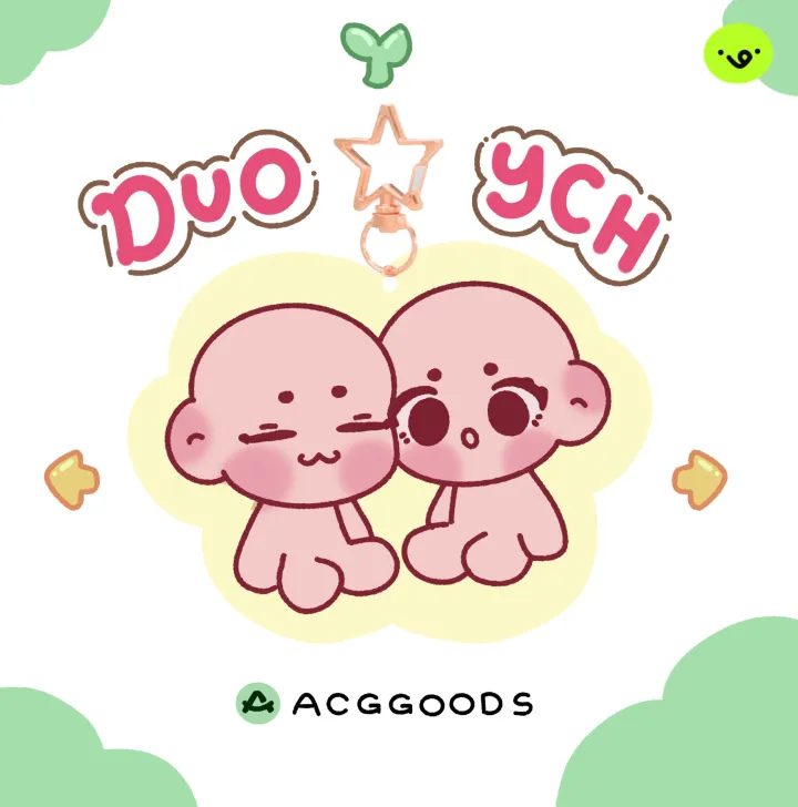 Duo keychain ych