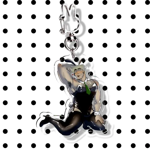 Bunny Mike - Acrylic Keychain