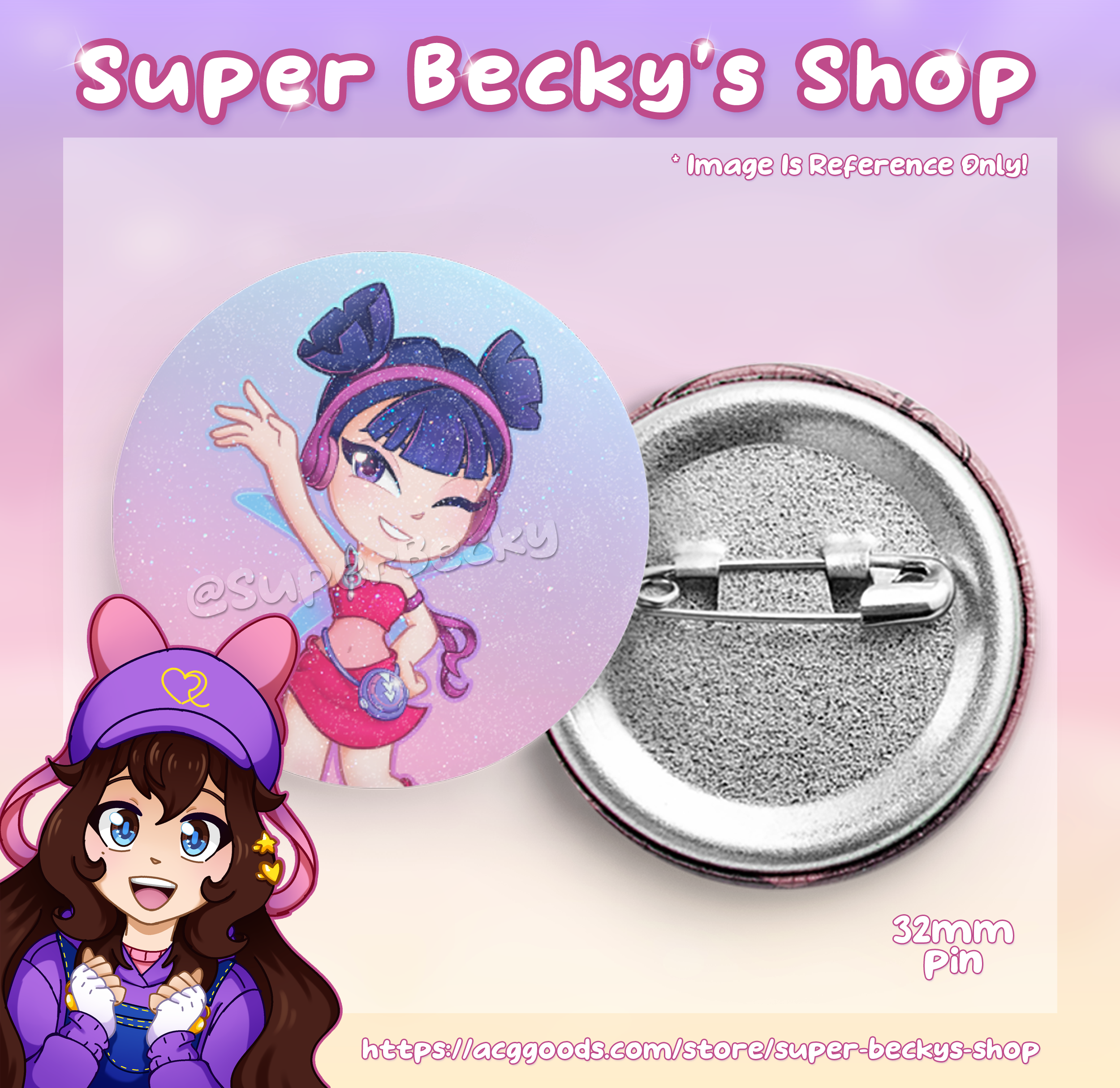 Winx Club Musa Sparkly Charmix Pin