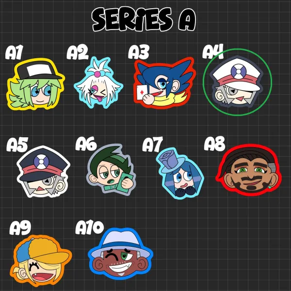 2" Emmet Pokemon Trainer Sticker (Series A)