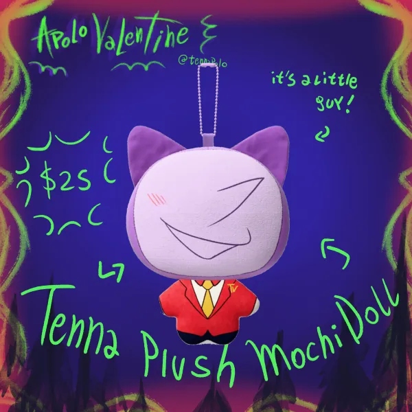 Tenna Deltarune Mochi Plush Doll