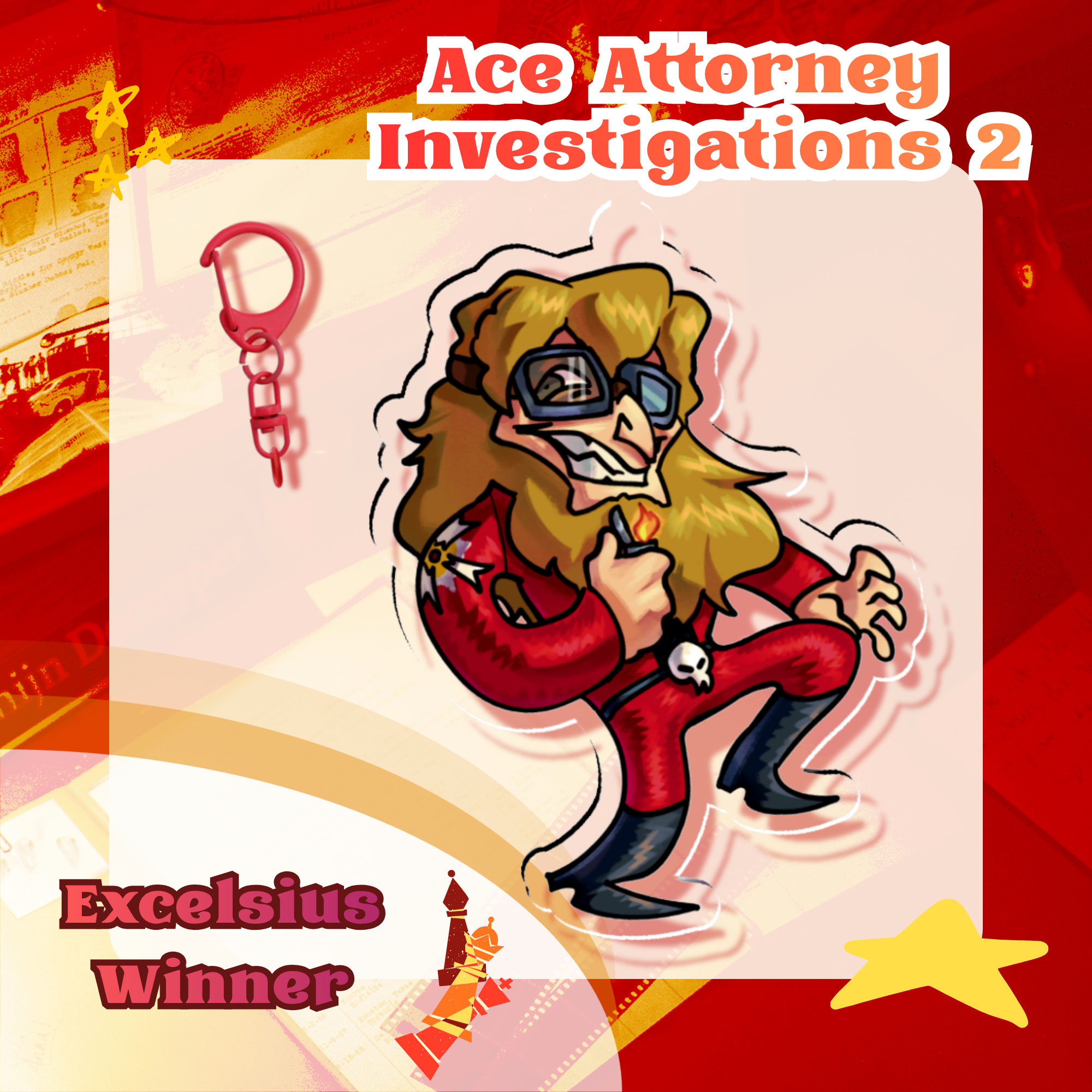 Excelsius Winner Keychain