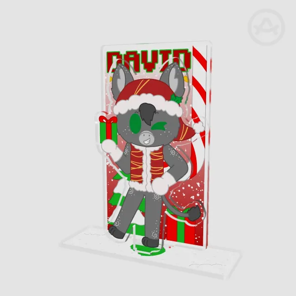 David - Double Insert Acrylic Standee