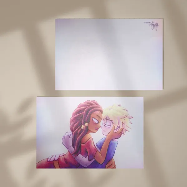 Gary & Quinn - Mini Art Print | Final Space