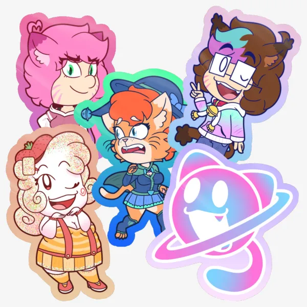 IshaBoiAlex OC Sticker Set
