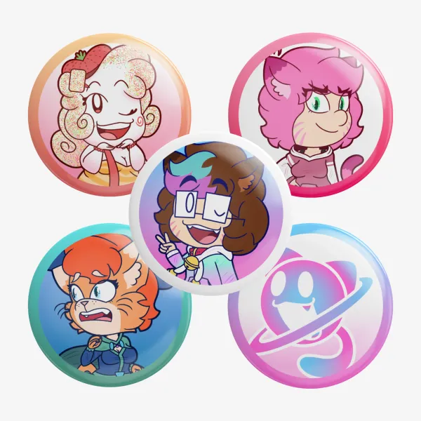 IshaBoiAlex OC Badge Set