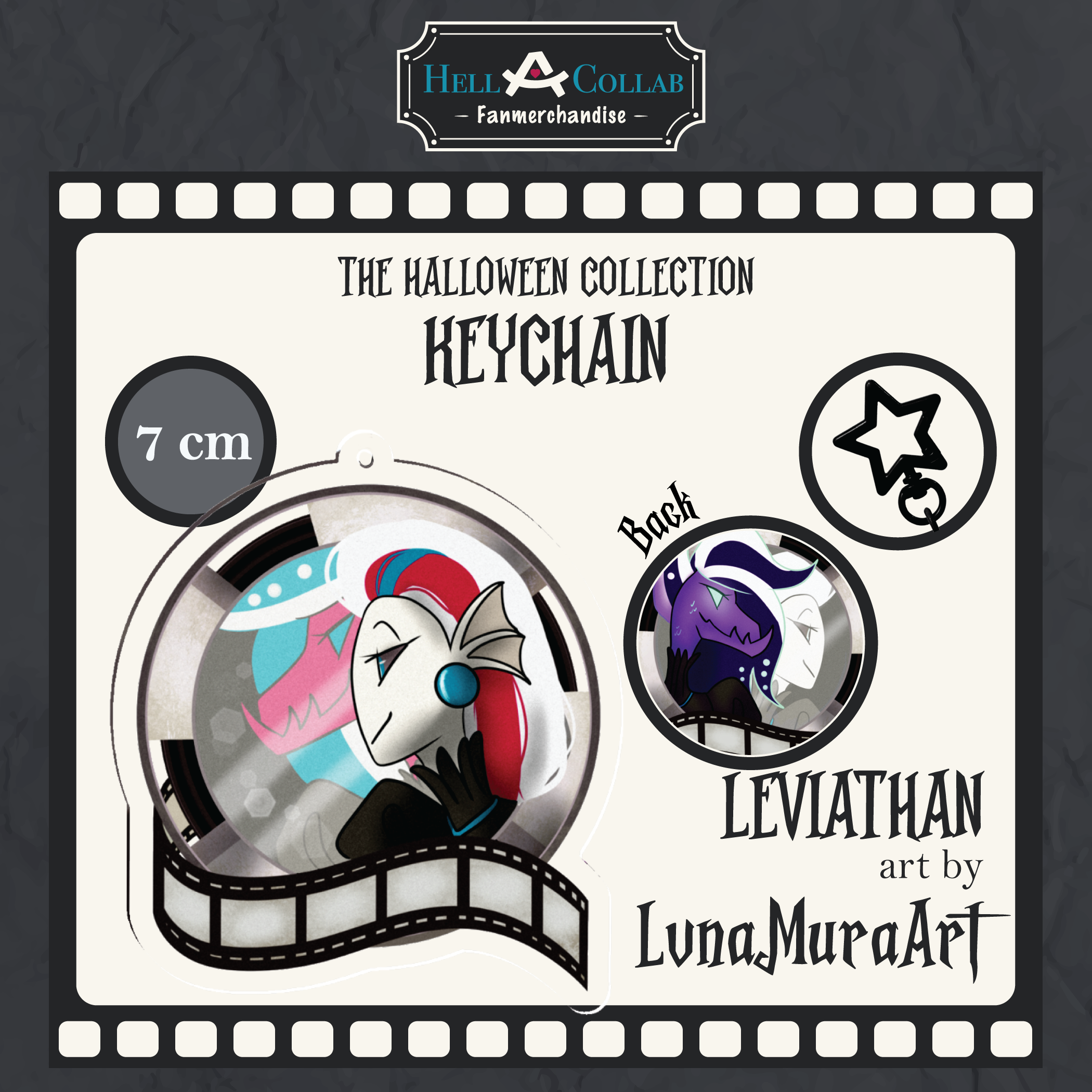 Leviathan - Keychain - Hellacollab Halloween Collection