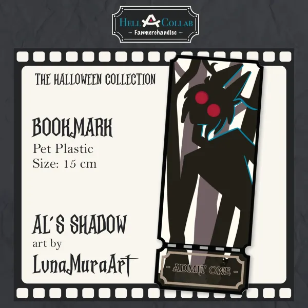 Alastor's Shadow- Bookmark - Hellacollab Halloween Collection
