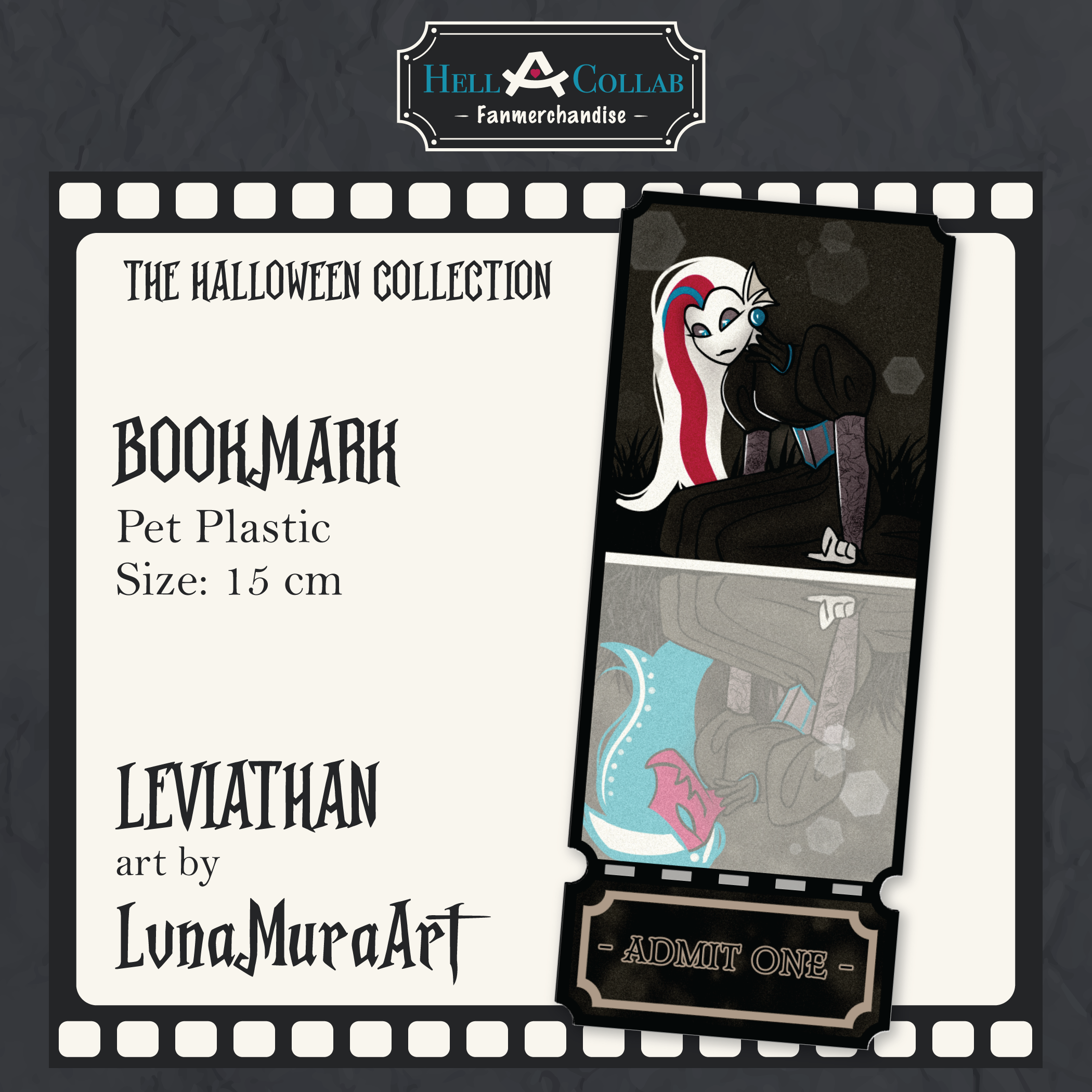 Leviathan - Bookmarks- Hellacollab Halloween Collection