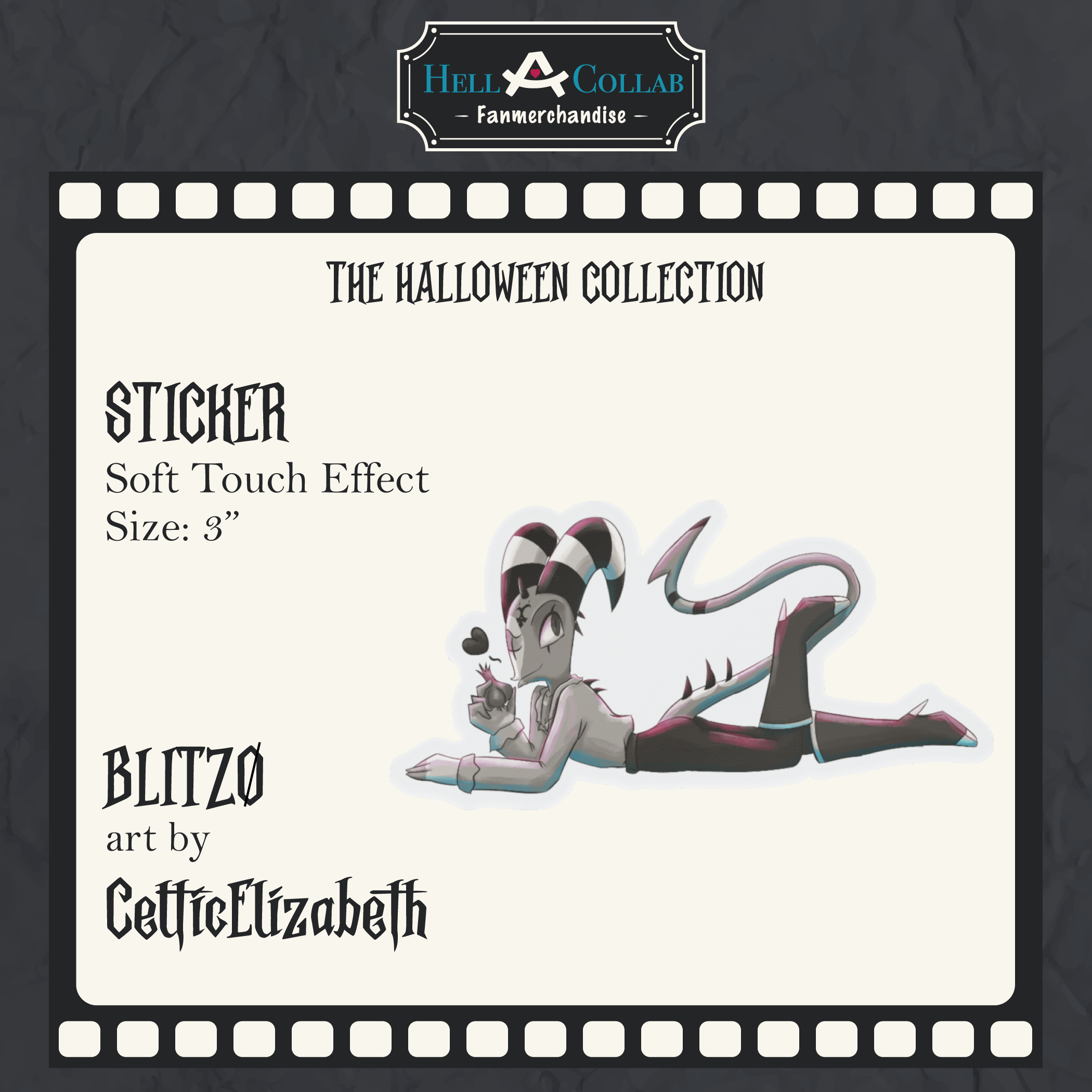 Blitz Sticker || Halloween Hell-A-Collab