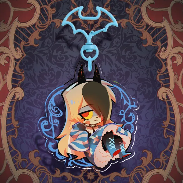Goth Charlie Keychain