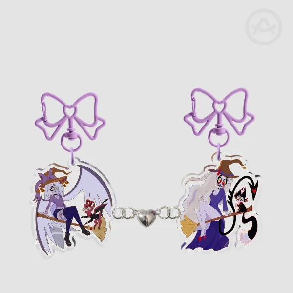 Charlie and Vaggi keychain