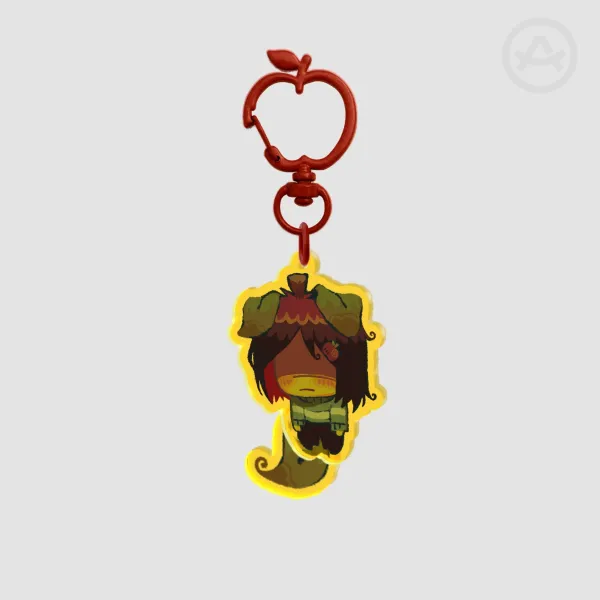 Kris Apple Dog Tail-wagging Keychain