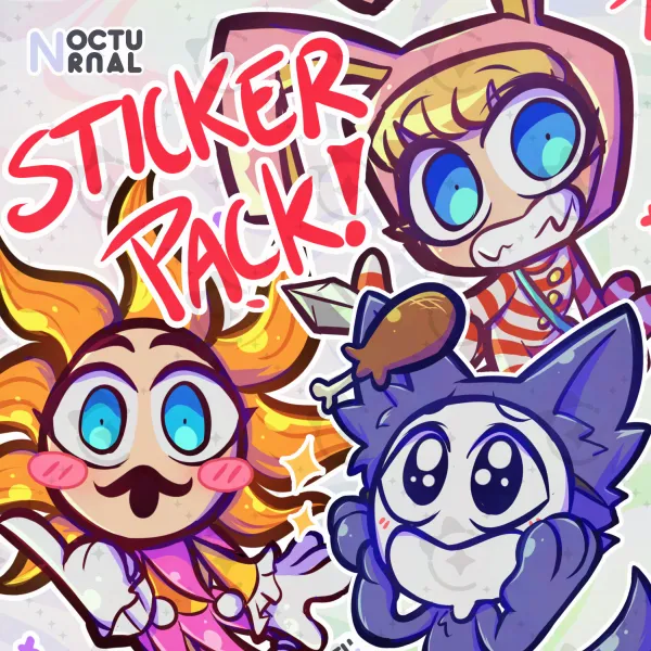 Popee the Performer Sticker Pack