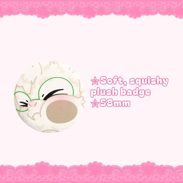 Ralsei plush badge!