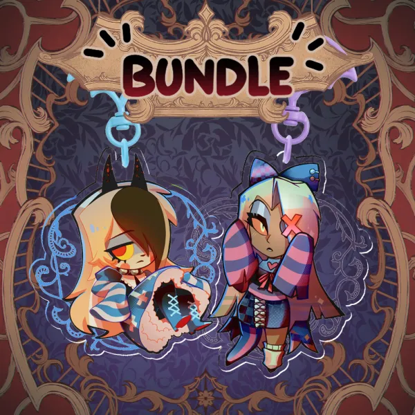 Chaggie Goth Keychains Bundle