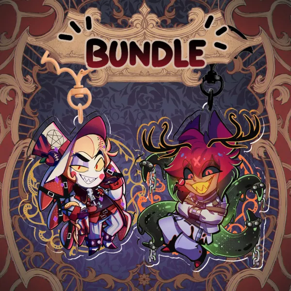 Radioapple Goth Keychains Bundle