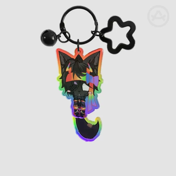 SpokeIsHere Tail-wagging Keychain