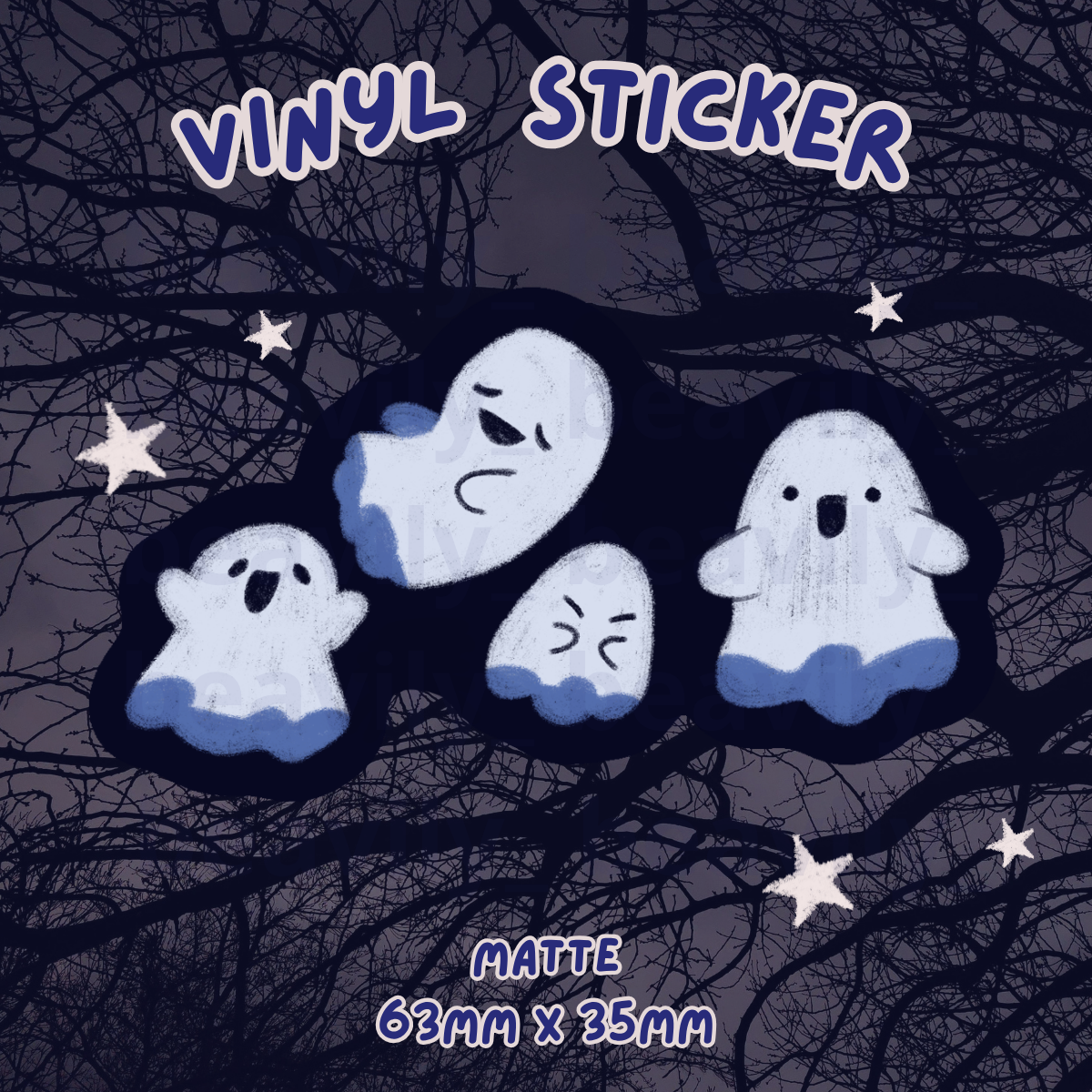 Happy ghost's sticker