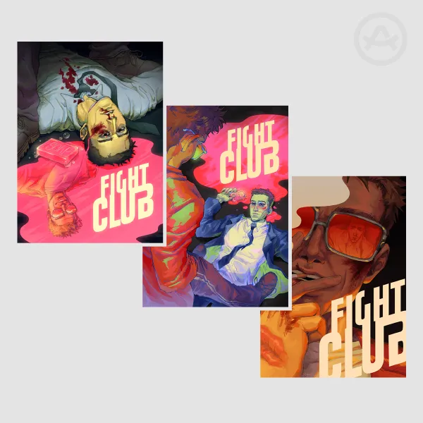 Fight Club Poster Print (Mini) Set