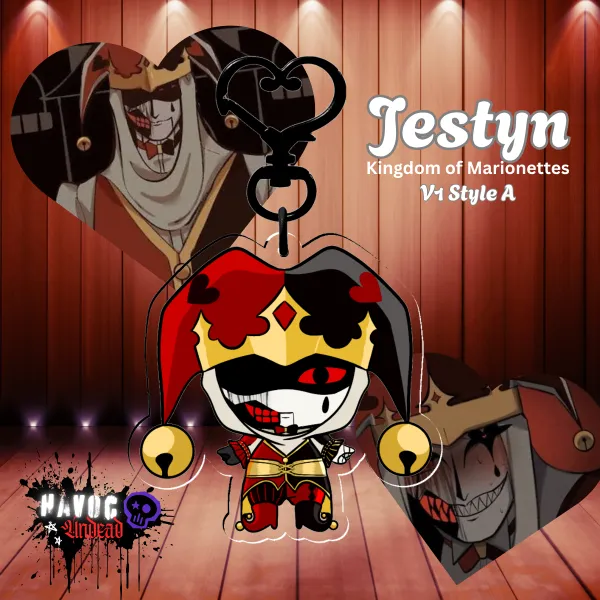 Jestyn V1 A Kingdom of Marionettes Chibi Keychain