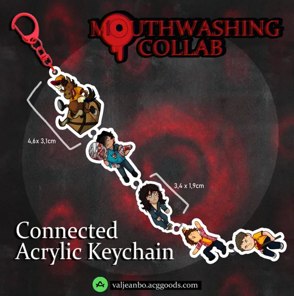 Mouthwashing Connection Keychain
