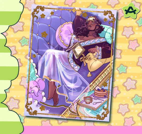 DE Amir Sleeping Beauty print