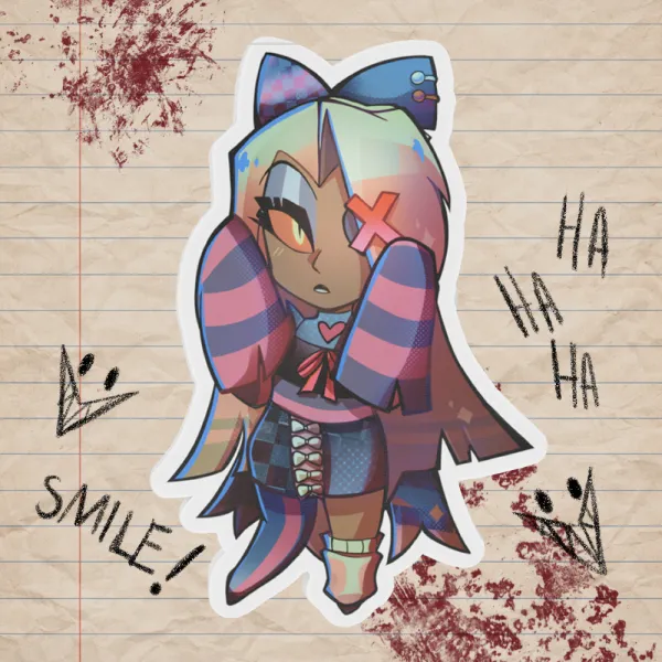 Gothe Vaggie Die Cut Sticker