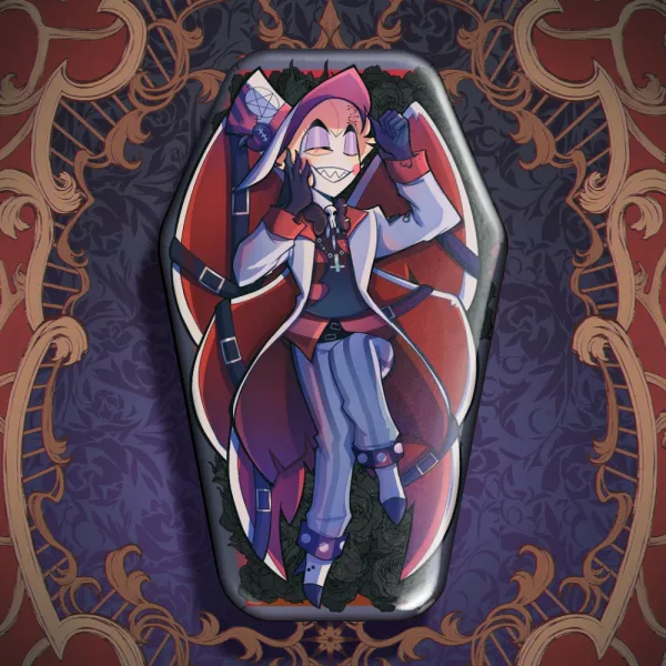 Lucifer Coffin Holographic Badge