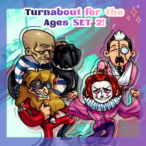 Turnabout for the Ages Keychain Set 2