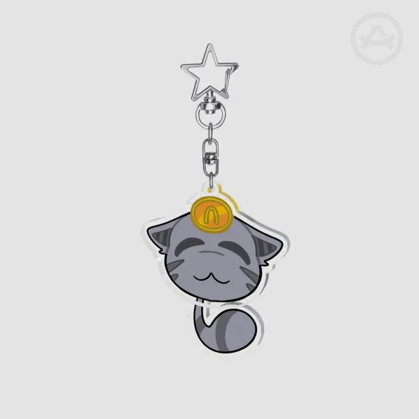 Glitter Tail-wagging Lucky Cat