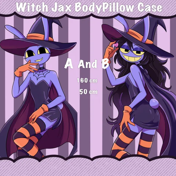 (A & B) Witch Jax Body Pillowcases