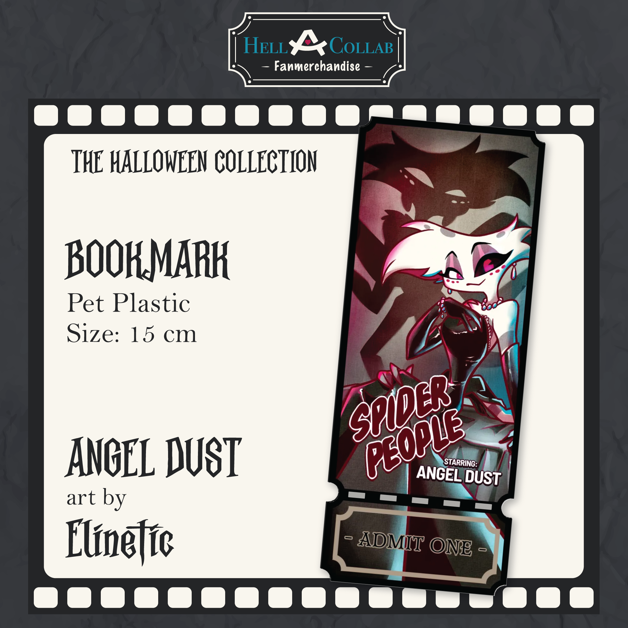 Angel Dust - Bookmark - Halloween Hell-a-collab