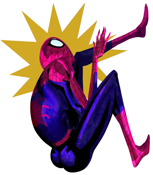 Spidey Crawl Sticker: Small