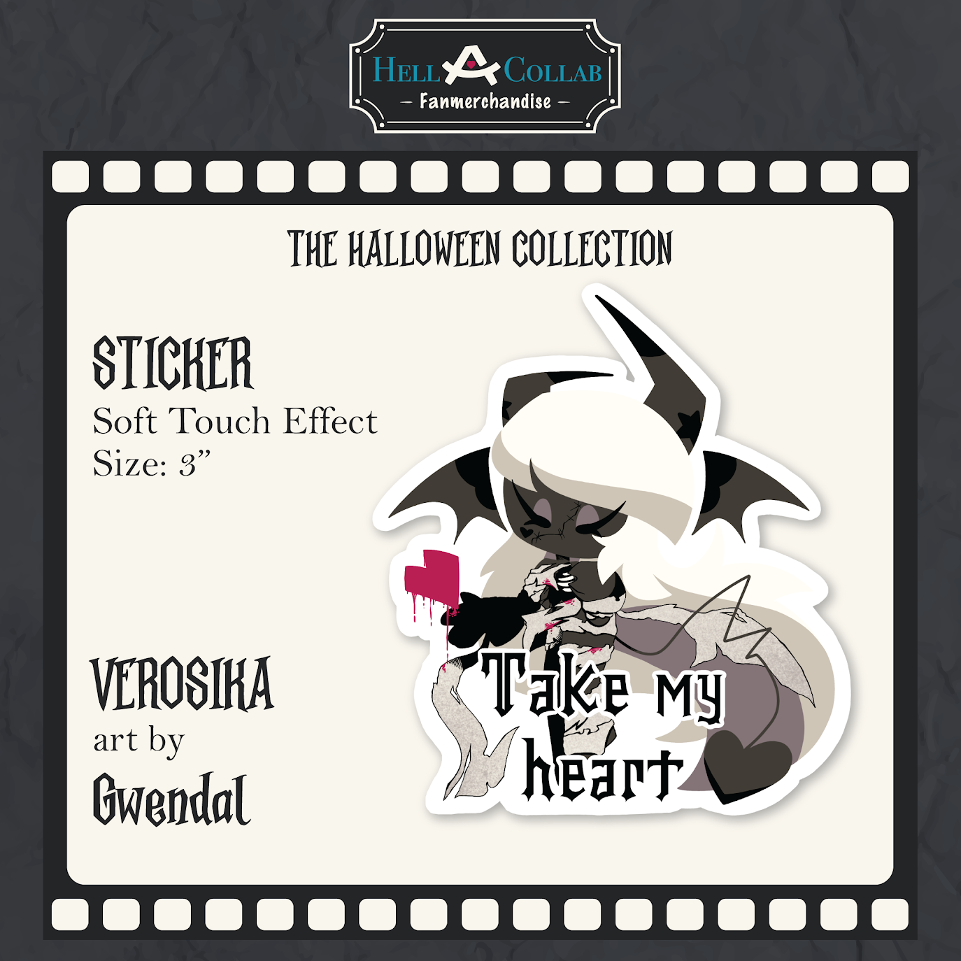 Verosika - Stickers - Hellacollab Halloween Collection