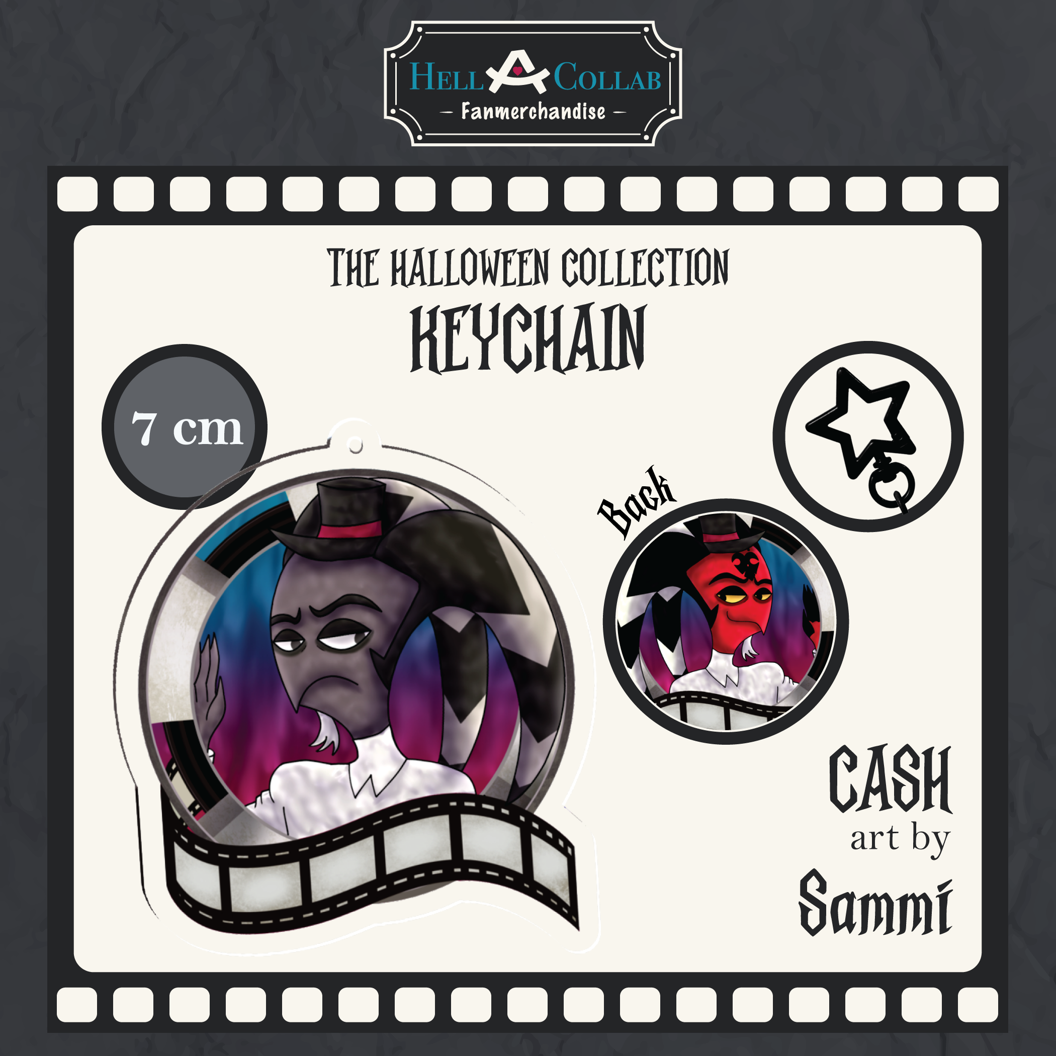 Cash Keychain Hellacollab Halloween