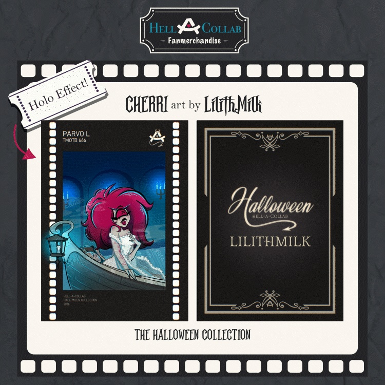 Cherri Bomb Holographic Photocard || Halloween Hell-a-collab