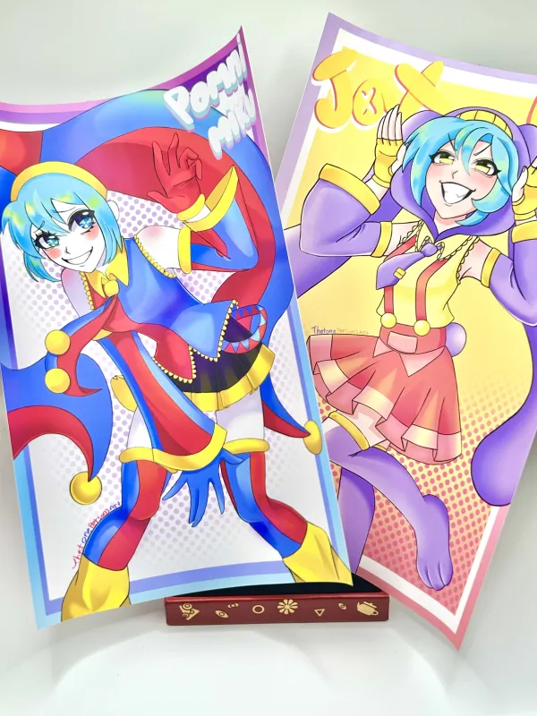 Jax Miku & Pomni Miku Print Set!!!