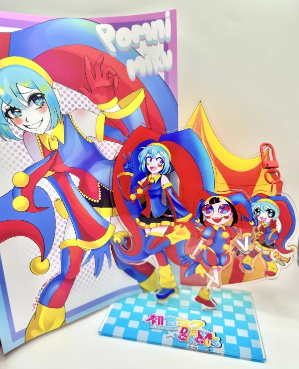 Hatsune Miku x Pomni TADC Collab set!!!