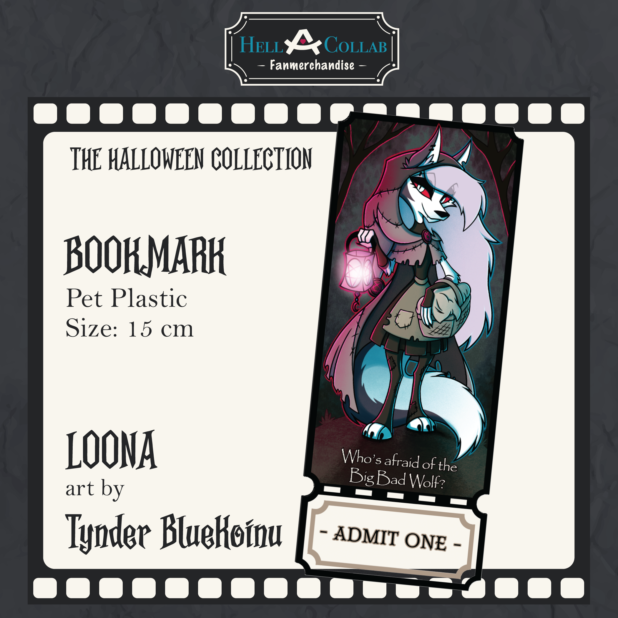 Loona - Bookmark 15cm - HellACollab Halloween Collection