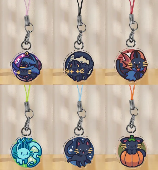 Spookitty Costumes Charm Set