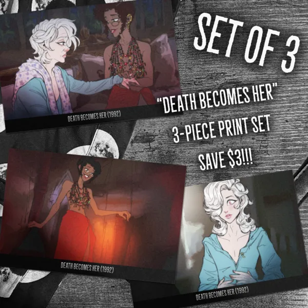MLBH Art Card: Death Becomes Her SET OF 3