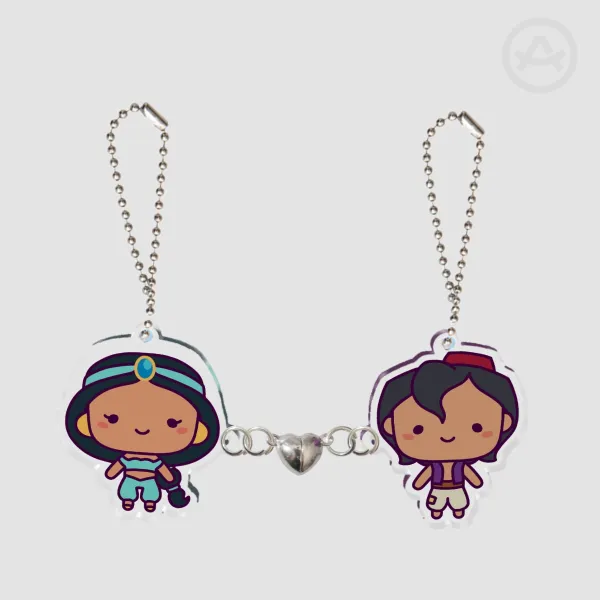 Lil Jasmine and Aladdin charms