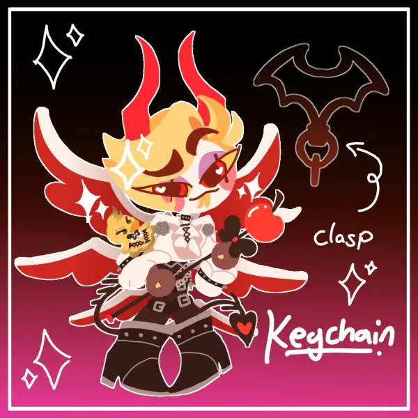 Hazbin Hotel | Lucifer Halloween Keychain