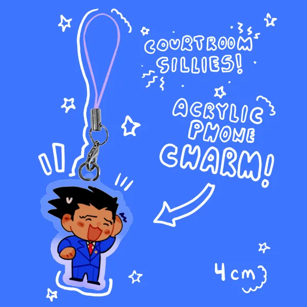 whoops - Colored Edge Acrylic Keychains charm