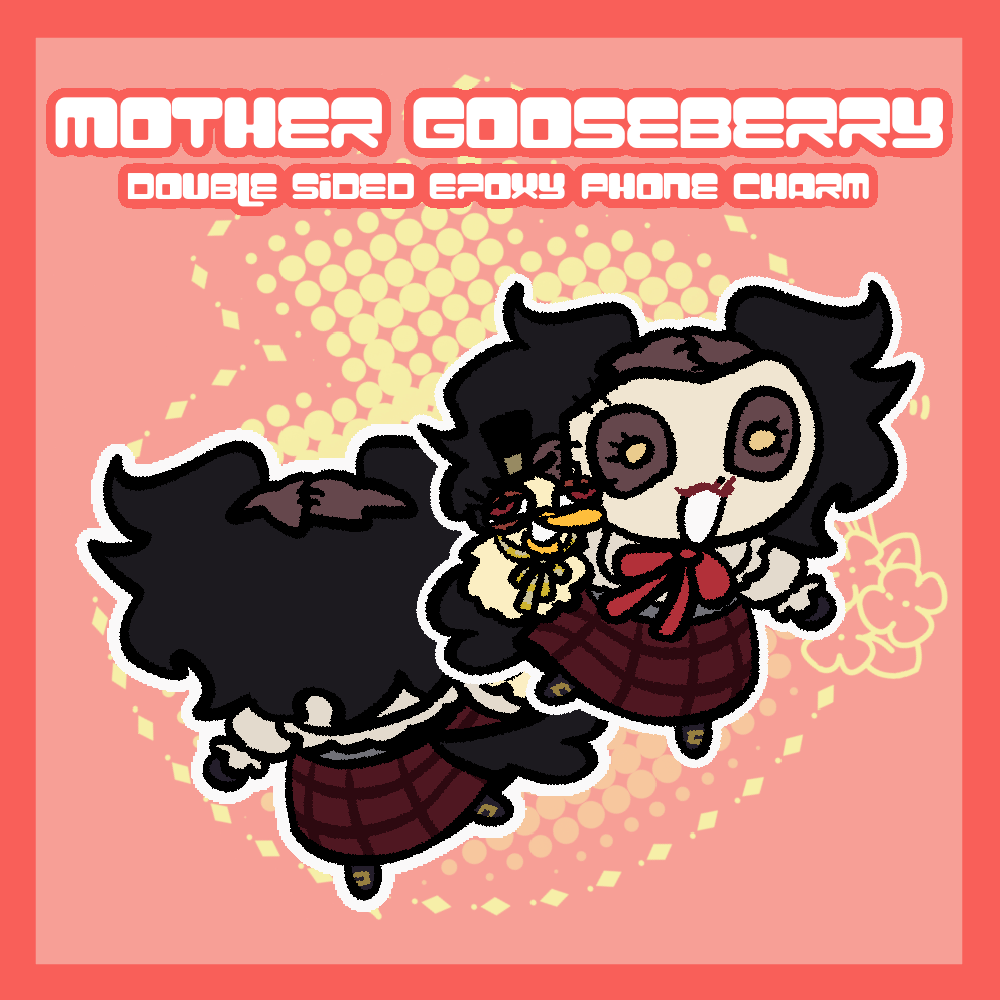 Gooseberry Epoxy Phone Charm