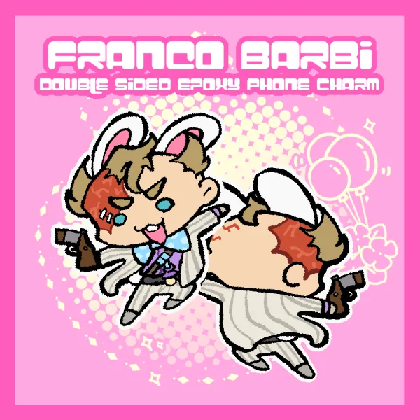 Franco Barbi Epoxy Phone Charm