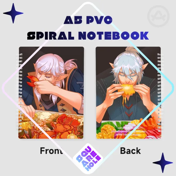 Ishgardian Dinner A5 PVC Notebook A