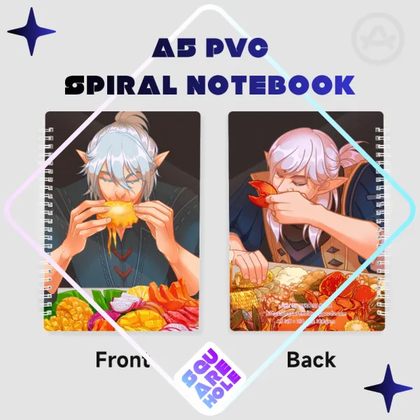 Ishgardian Dinner A5 PVC Notebook B