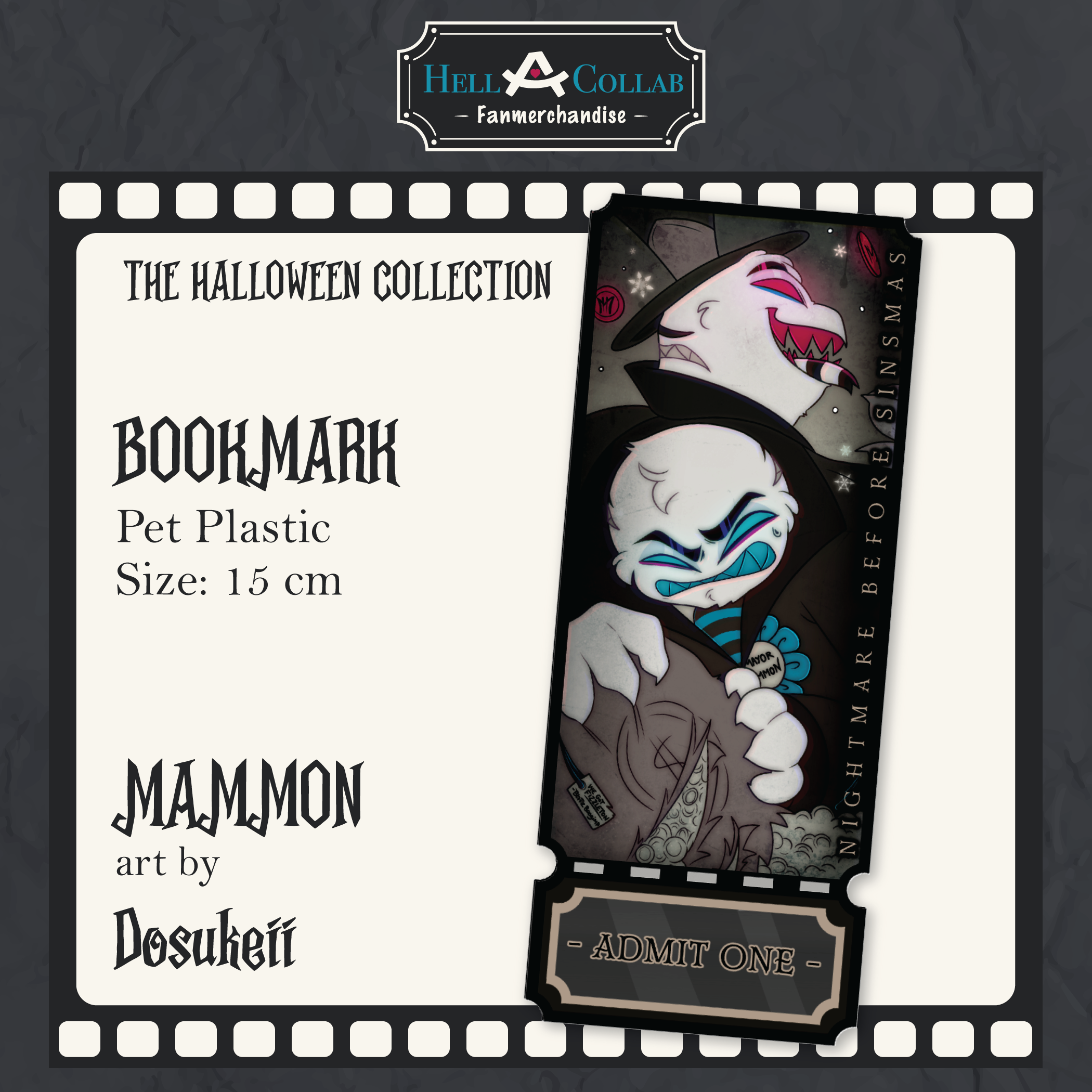 Mammon - Bookmark - Halloween 2026 - HellACollab